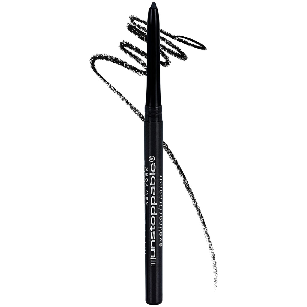 Maybelline Unstoppable Waterproof Mechanical Eyeliner Pencil in Onyx - Long-lasting, Smooth Application, 24-Hour Wear