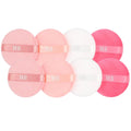 8Pc round Beauty Buff Blender Set – Flawless Finish Makeup Sponges for Blending & Setting | Cosmetic Beauty Puff Applicators | Pro Makeup Tools & Accessories for Women – Soft