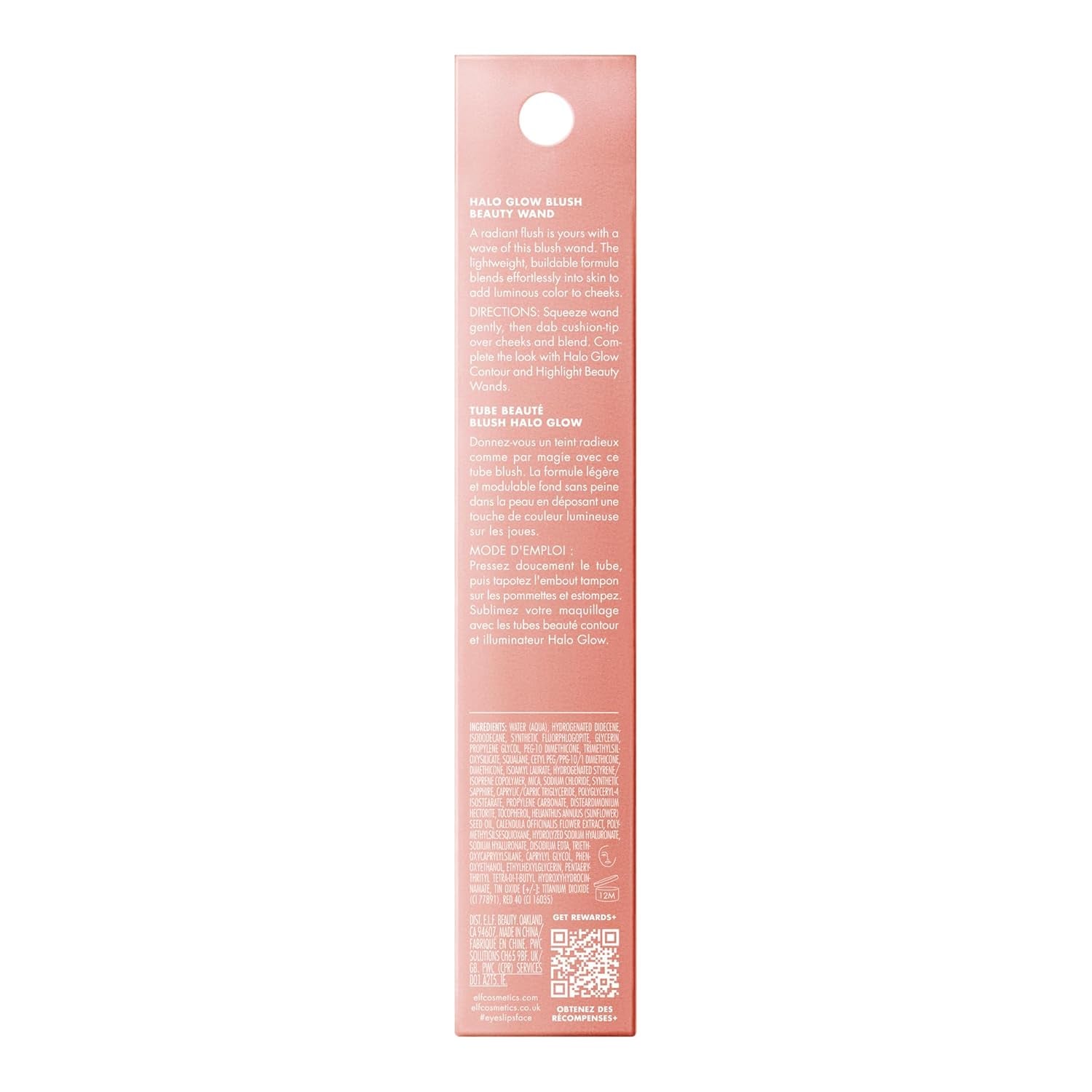 Halo Glow Blush Beauty Wand - Liquid Blush for Radiant Cheeks, Enriched with Squalane, Vegan & Cruelty-Free, Rosé You Slay
