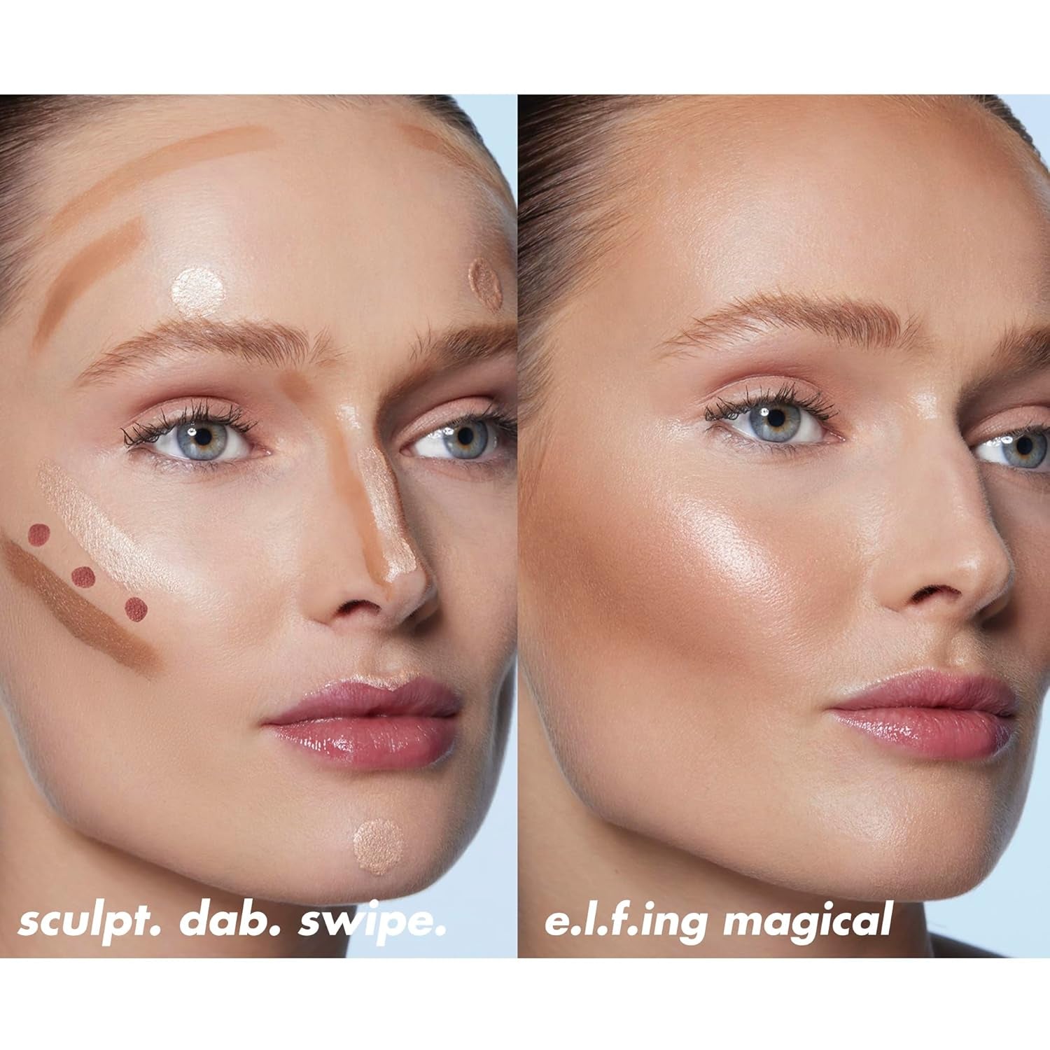 Halo Glow Blush Beauty Wand - Liquid Blush for Radiant Cheeks, Enriched with Squalane, Vegan & Cruelty-Free, Rosé You Slay
