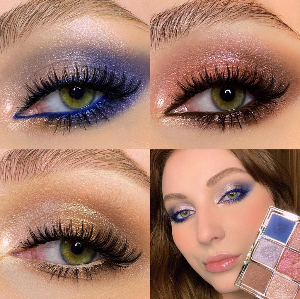 C08 Morandi Eyeshadow Palette - 9 Blendable Shades, Long-Lasting Matte and Glitter Finish, Highly Pigmented Eye Makeup