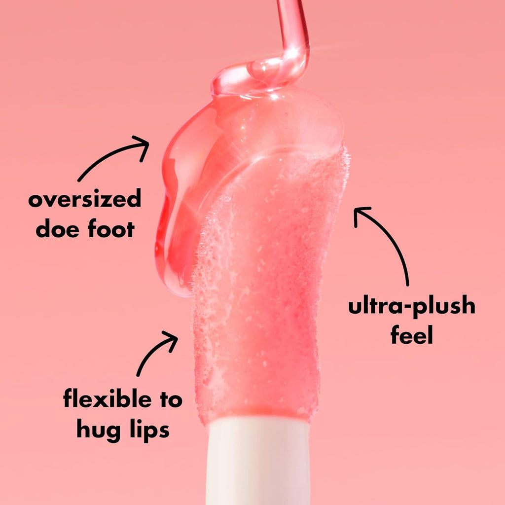 Glow Reviver Nourishing Tinted Lip Oil with Jojoba Oil - Vegan & Cruelty-Free, Red Delicious Shade for a High-Shine Finish
