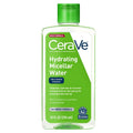 Hydrating Micellar Water Facial Cleanser and Eye Makeup Remover with Niacinamide, Ceramides, and Glycerin, Fragrance-Free and Non-Irritating, 10 Fluid Ounces