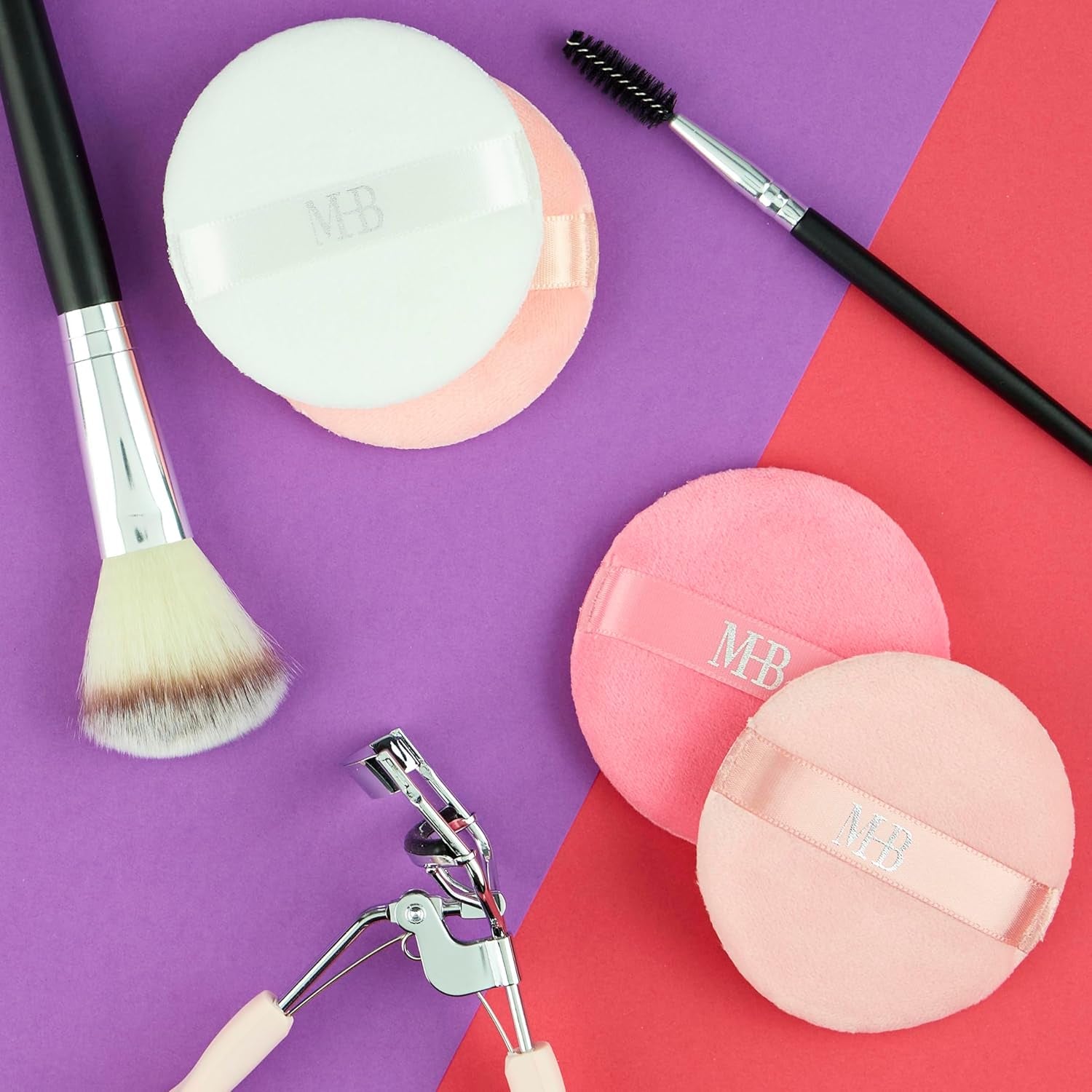8Pc round Beauty Buff Blender Set – Flawless Finish Makeup Sponges for Blending & Setting | Cosmetic Beauty Puff Applicators | Pro Makeup Tools & Accessories for Women – Soft