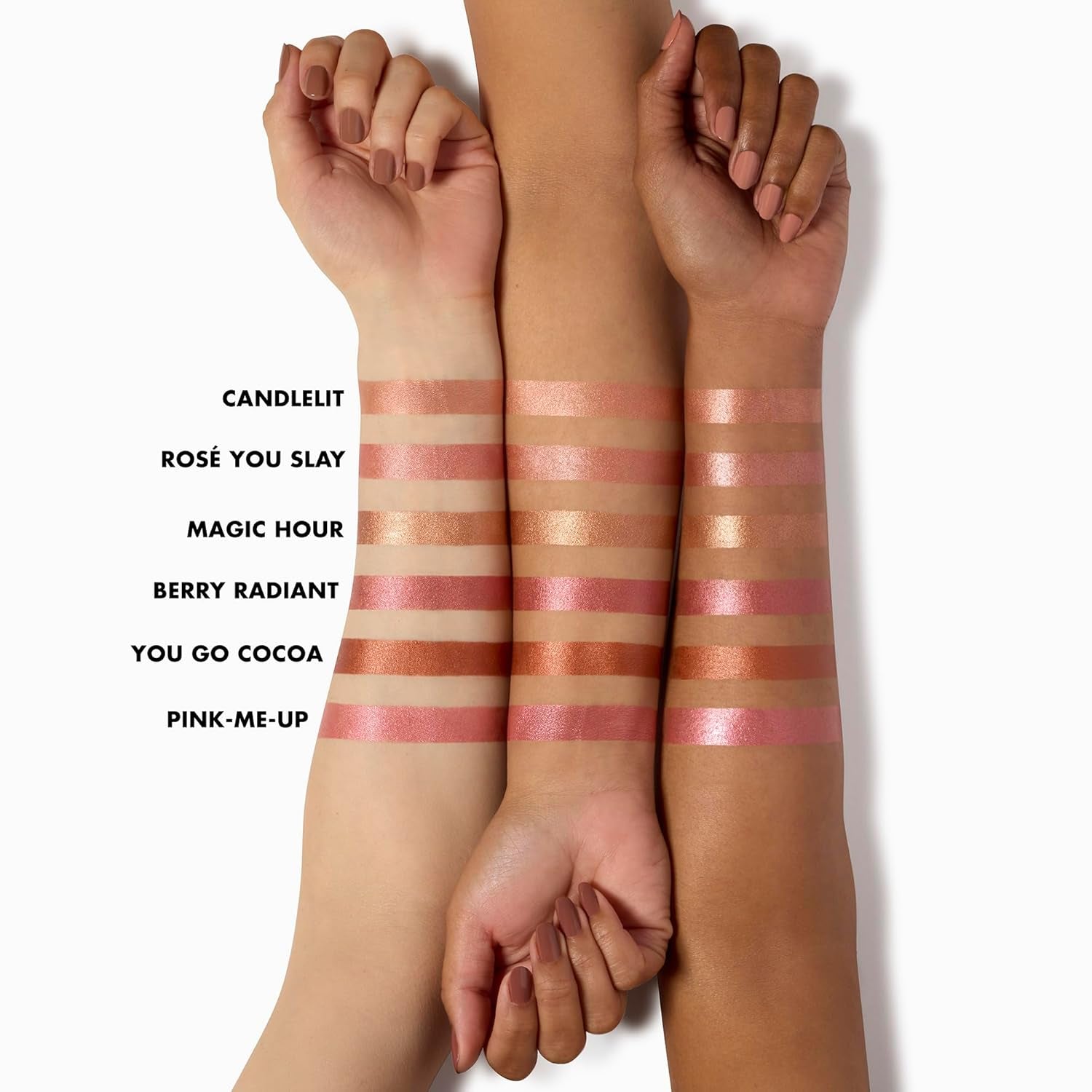 Halo Glow Blush Beauty Wand - Liquid Blush for Radiant Cheeks, Enriched with Squalane, Vegan & Cruelty-Free, Rosé You Slay